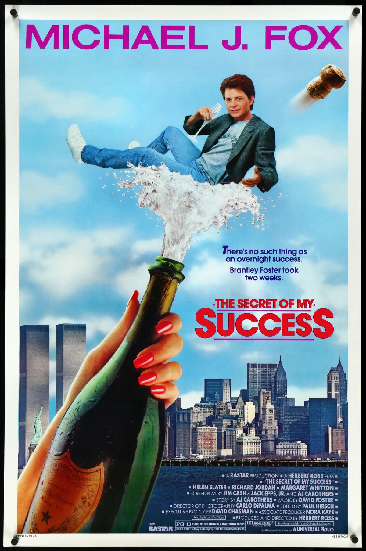 Secret of My Success (1987) original movie poster for sale at Original Film Art - Vintage Movie Posters