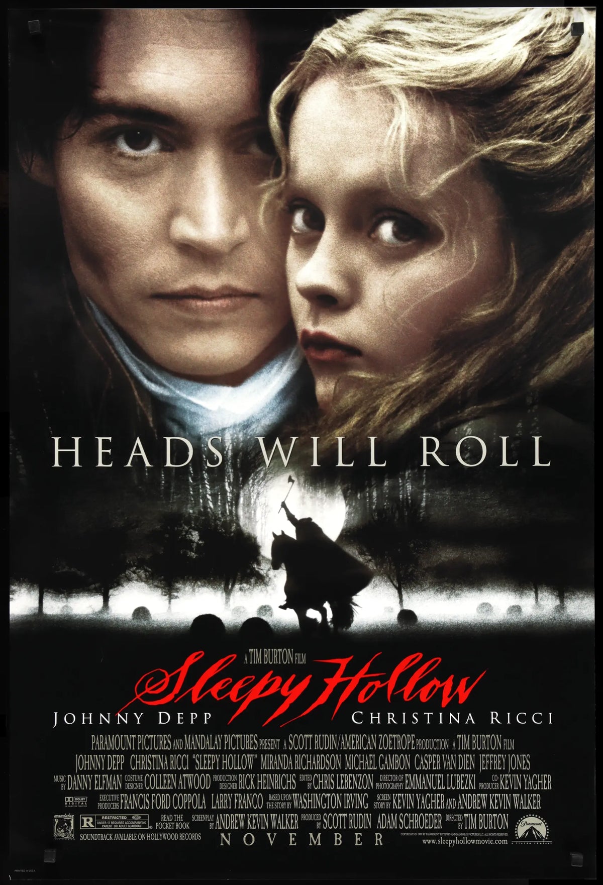 Sleepy Hollow (1999) original movie poster for sale at Original Film Art