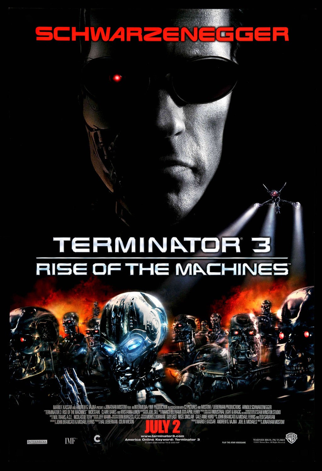 Terminator 3: Rise of the Machines (2003) original movie poster for sale at Original Film Art - Vintage Movie Posters