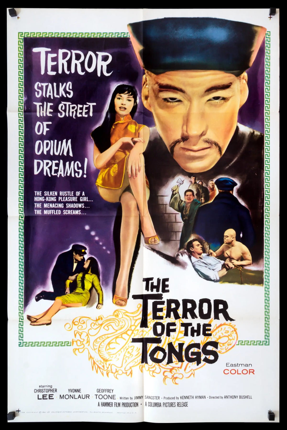 Terror of the Tongs (1961) original movie poster for sale at Original Film Art