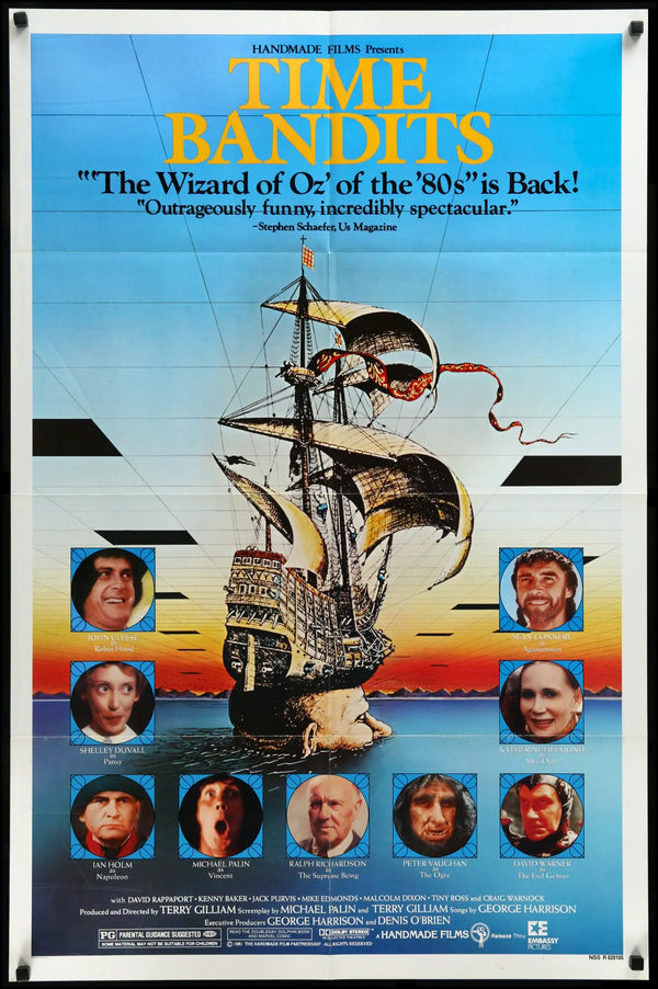 バンデットQ TIME BANDITS USオリジナル映画ポスター TimeBandits_1981_r82_original_