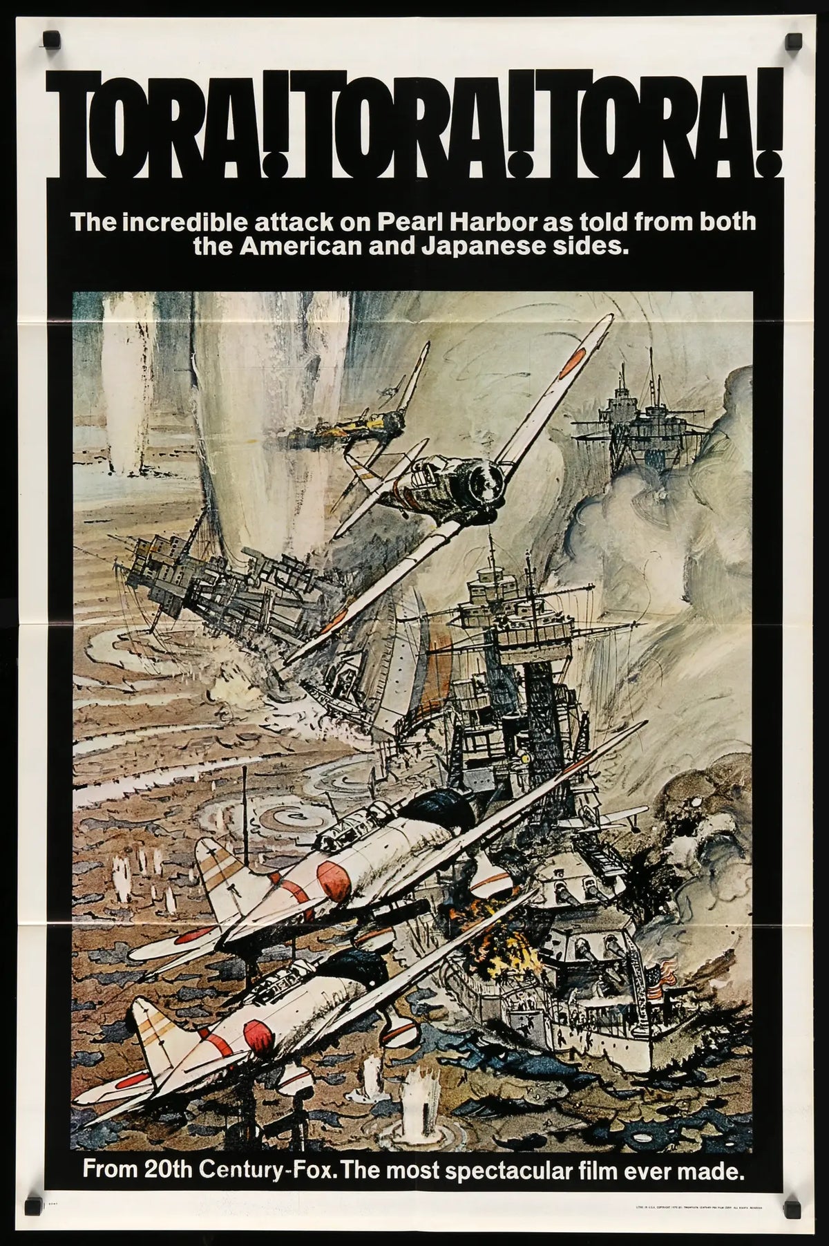 Tora Tora Tora (1970) original movie poster for sale at Original Film Art - Vintage Movie Posters