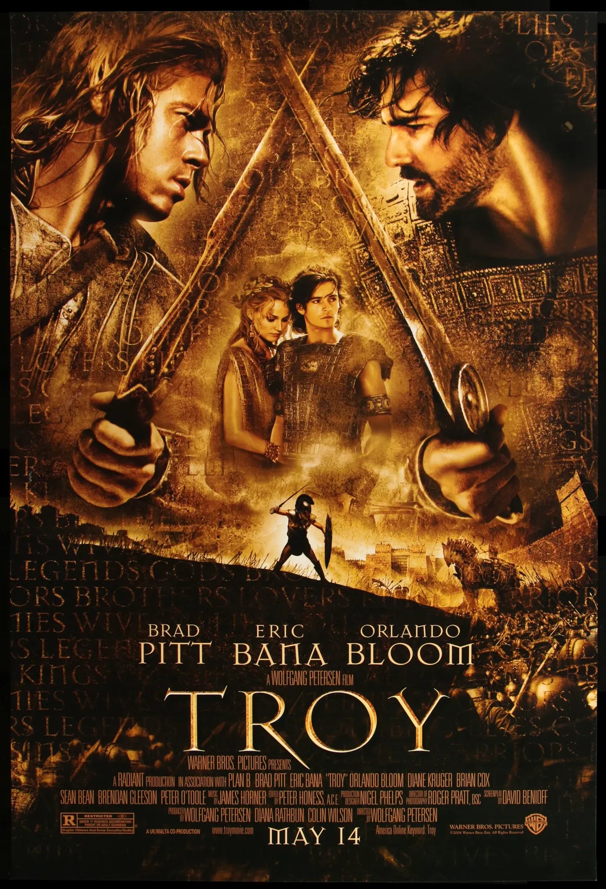 Troy (2004) original movie poster for sale at Original Film Art