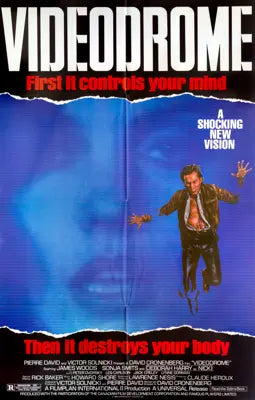 Videodrome (1983) original movie poster for sale at Original Film Art