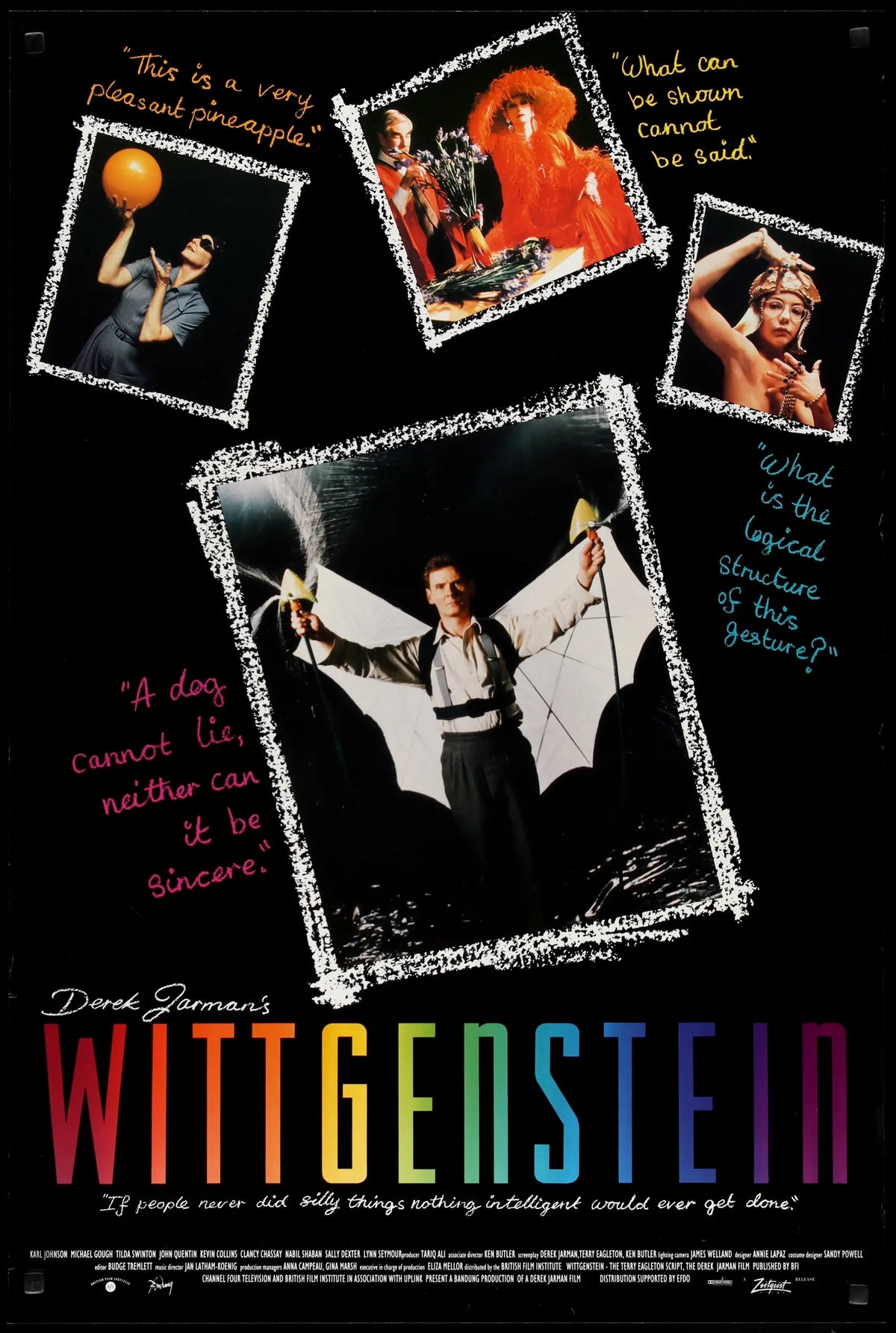 Wittgenstein (1993) original movie poster for sale at Original Film Art