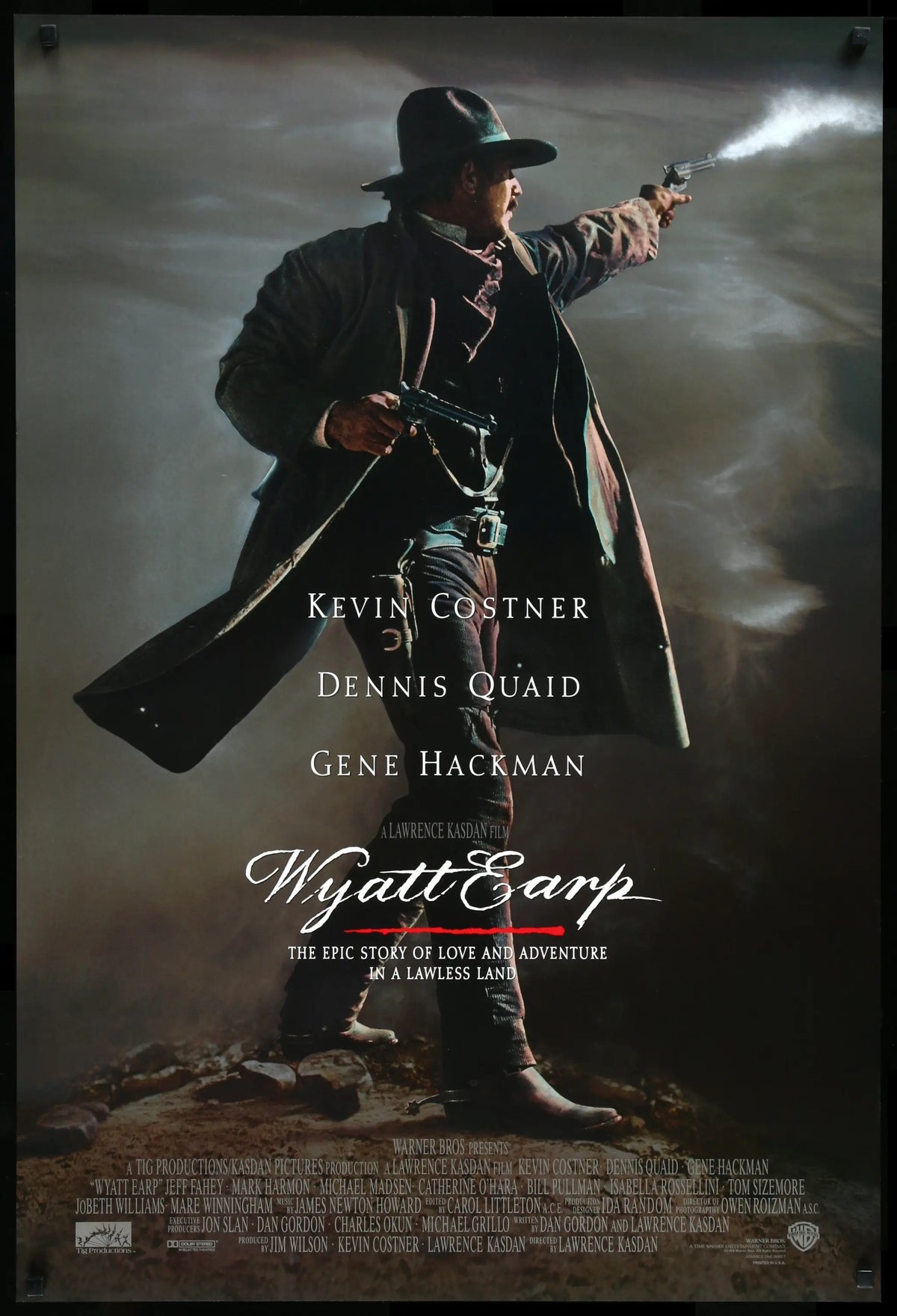 Wyatt Earp (1994) original movie poster for sale at Original Film Art - Vintage Movie Posters