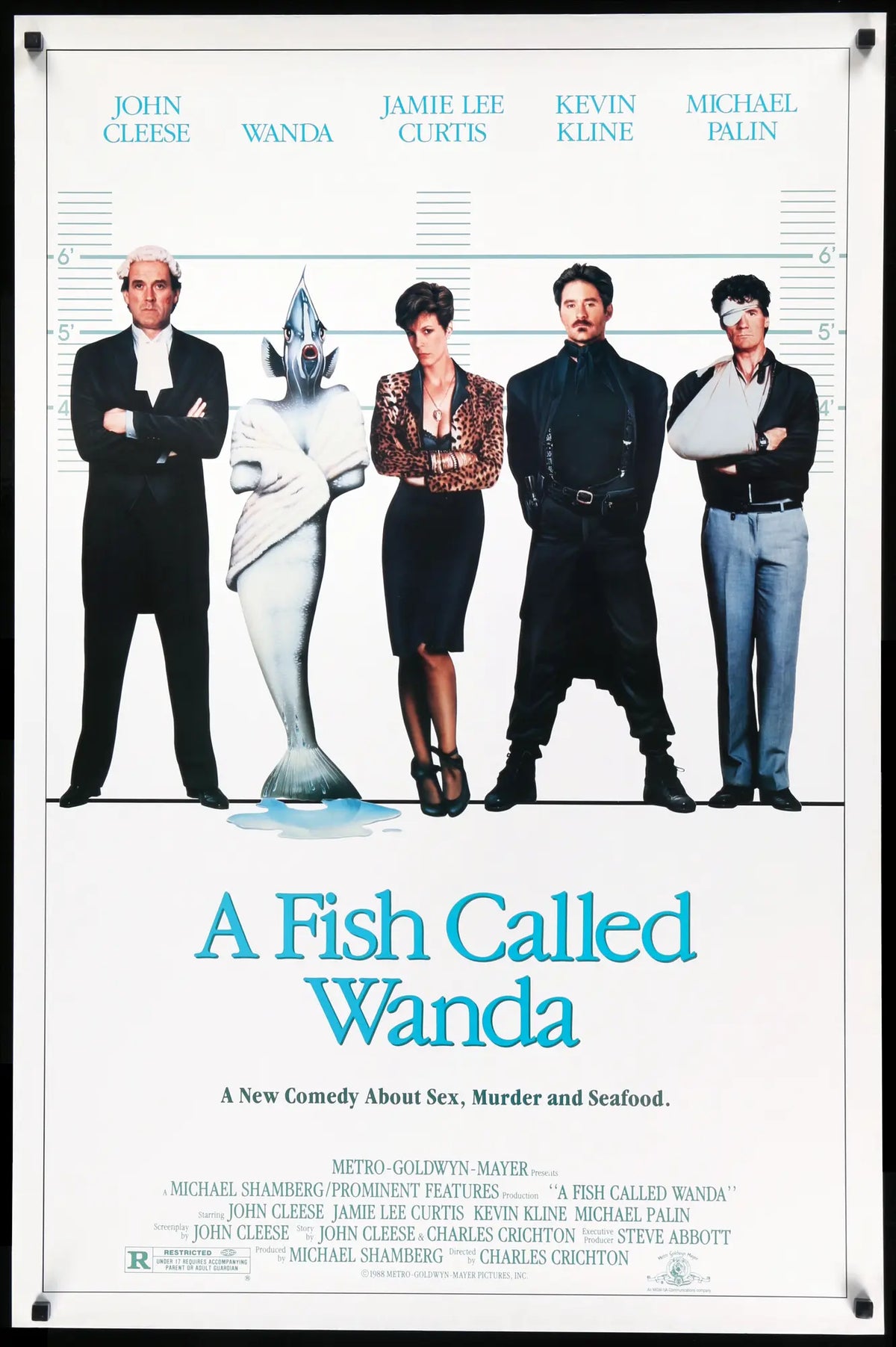 Fish Called Wanda (1988) original movie poster for sale at Original Film Art - Vintage Movie Posters