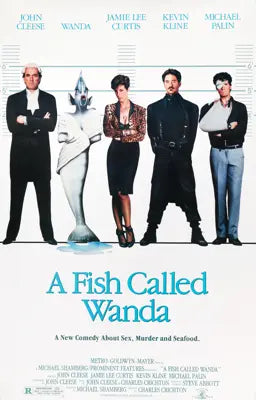 Fish Called Wanda (1988) original movie poster for sale at Original Film Art - Vintage Movie Posters