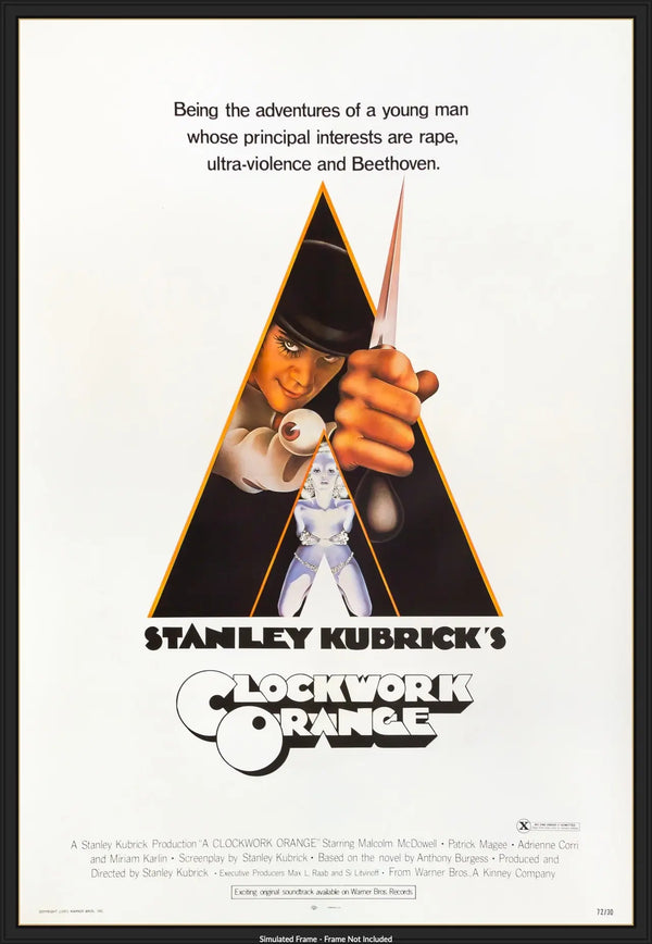 A Clockwork Orange (1972) Original One-Sheet Movie Poster