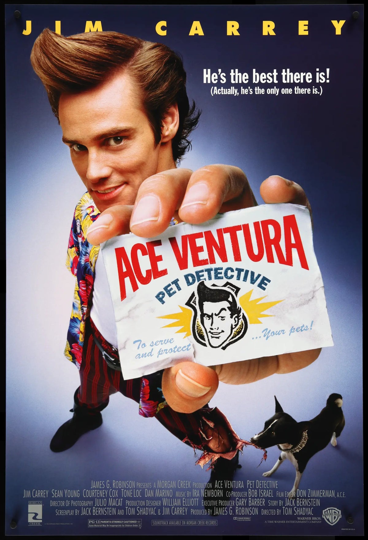 Ace Ventura: Pet Detective (1994) original movie poster for sale at Original Film Art