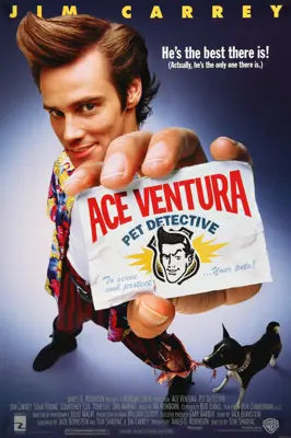 Ace Ventura: Pet Detective (1994) original movie poster for sale at Original Film Art - Vintage Movie Posters