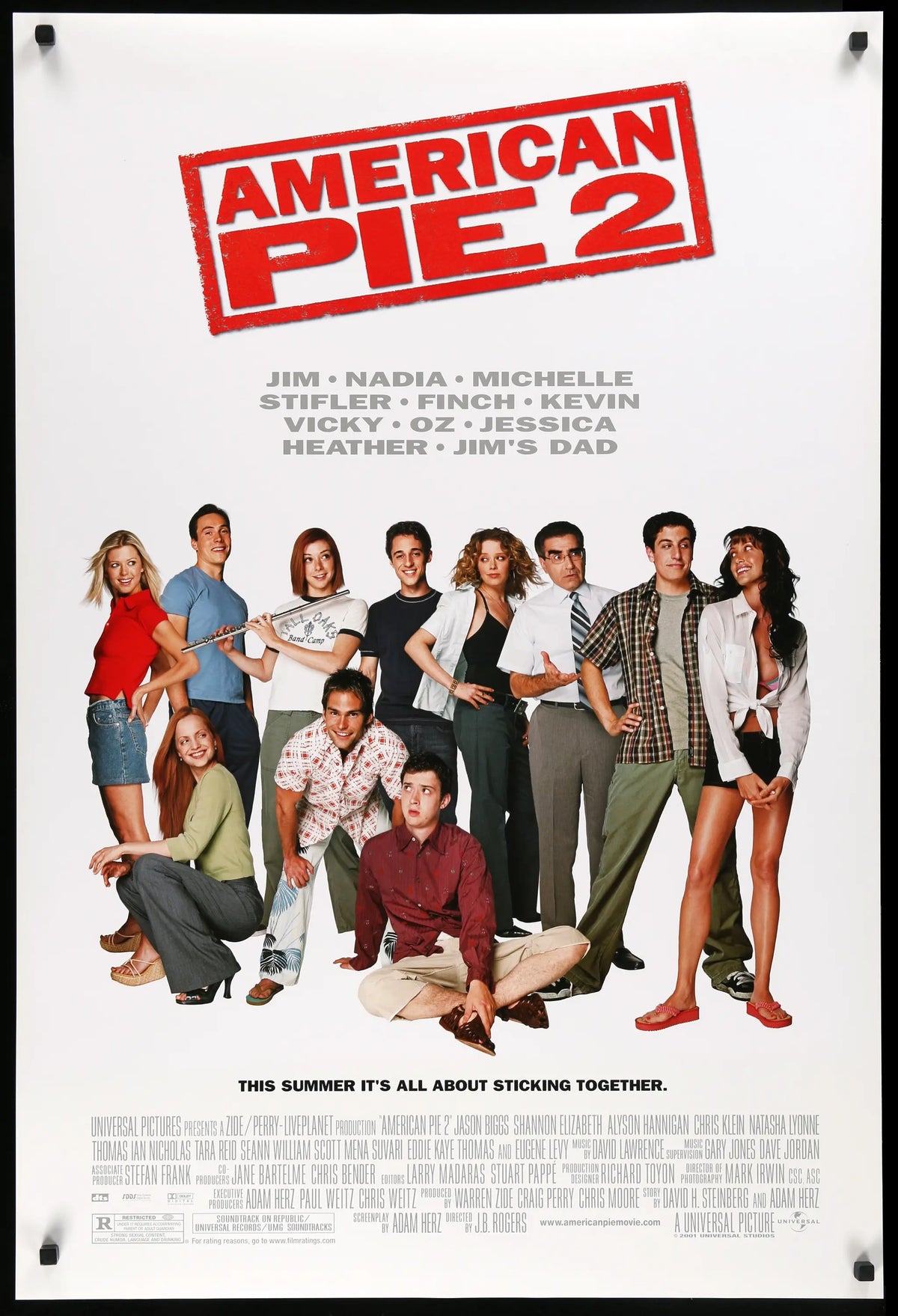 American Pie 2 (2001) original movie poster for sale at Original Film Art - Vintage Movie Posters