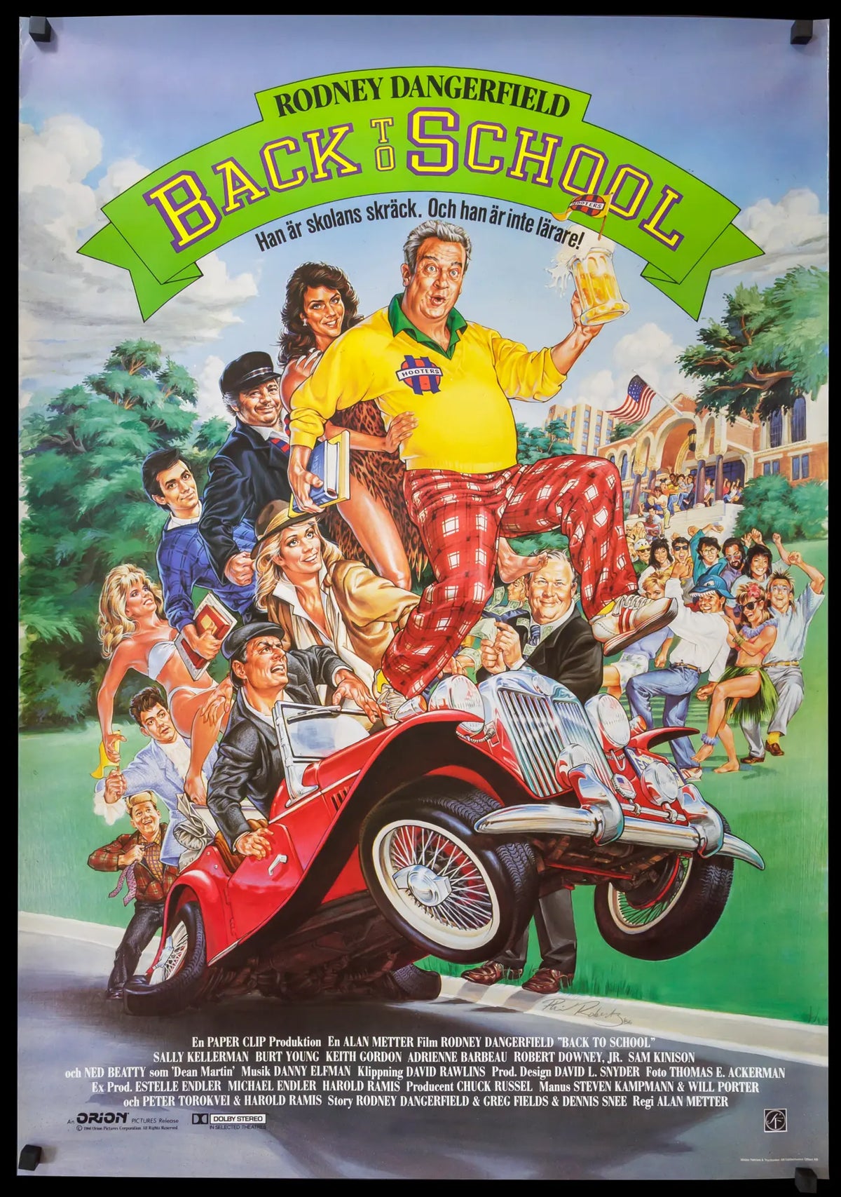 Back to School (1986) original movie poster for sale at Original Film Art - Vintage Movie Posters