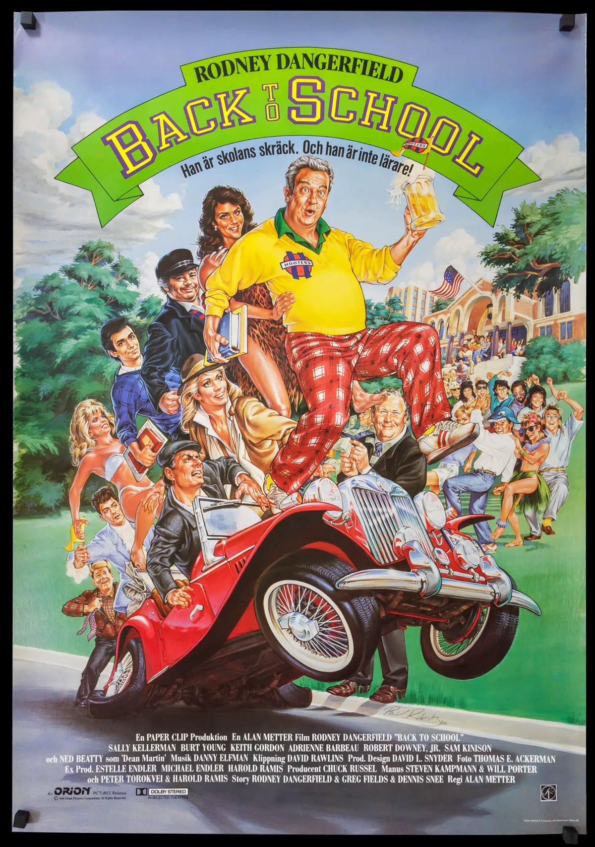 Back to School (1986) original movie poster for sale at Original Film Art