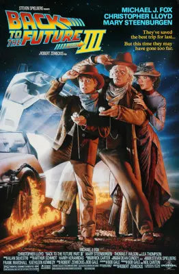 Back to the Future Part 3 (1990) original movie poster for sale at Original Film Art - Vintage Movie Posters