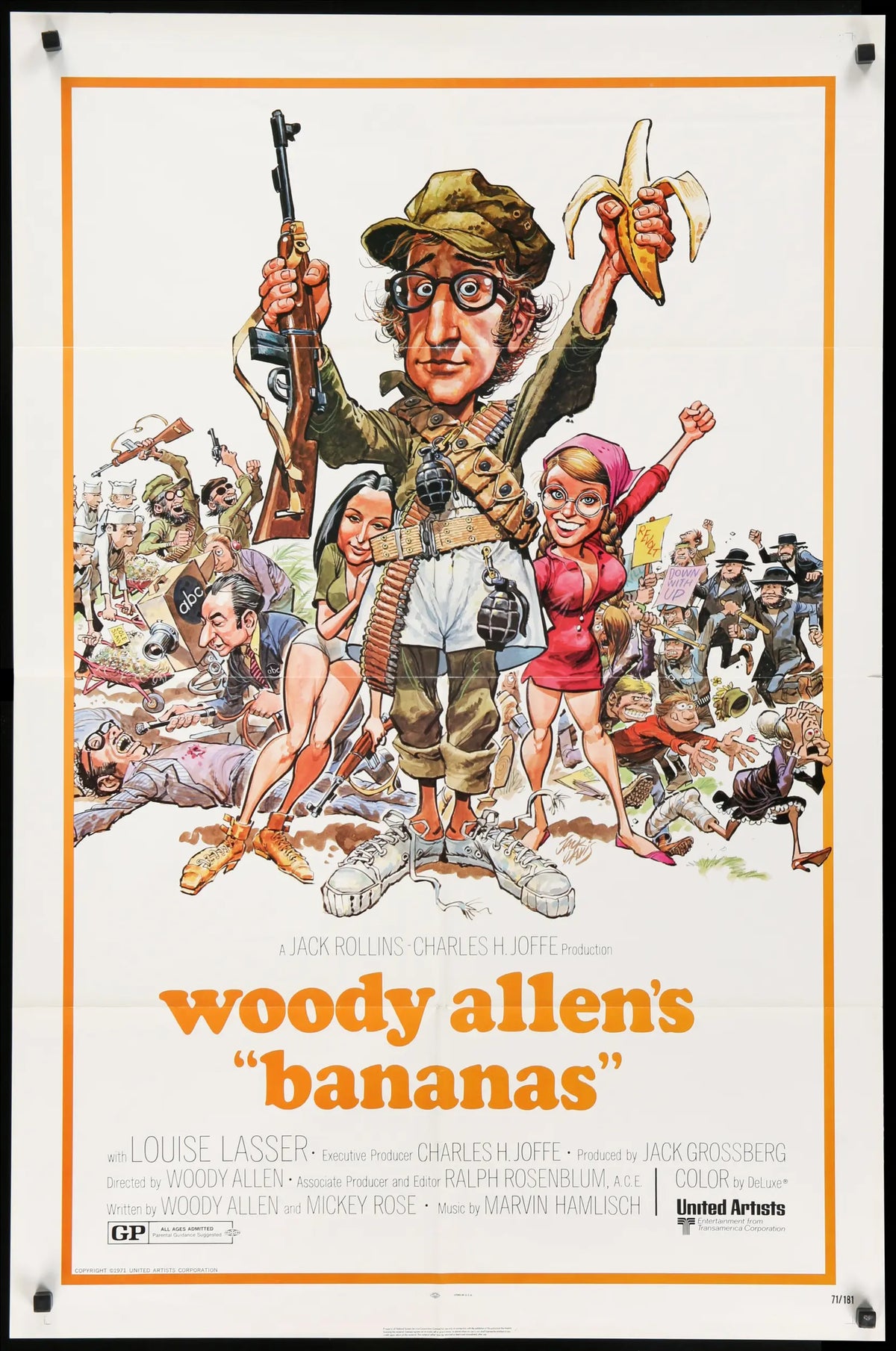 Bananas (1971) original movie poster for sale at Original Film Art
