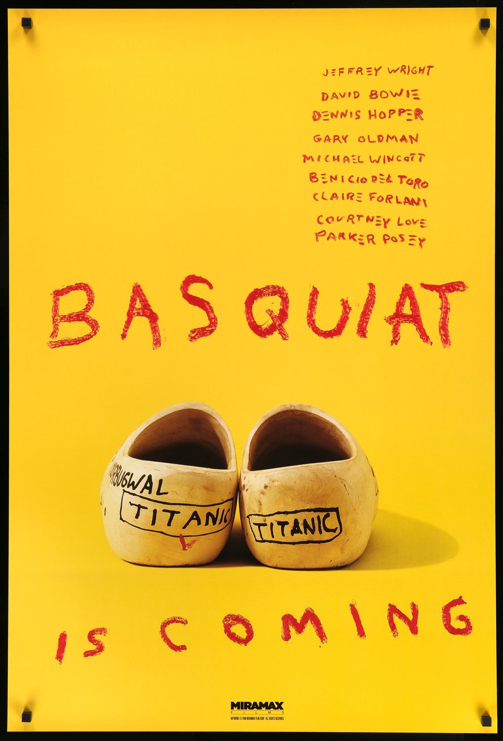 Basquiat (1996) original movie poster for sale at Original Film Art