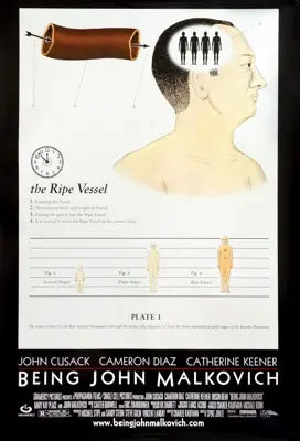 Being John Malkovich (1999) original movie poster for sale at Original Film Art - Vintage Movie Posters