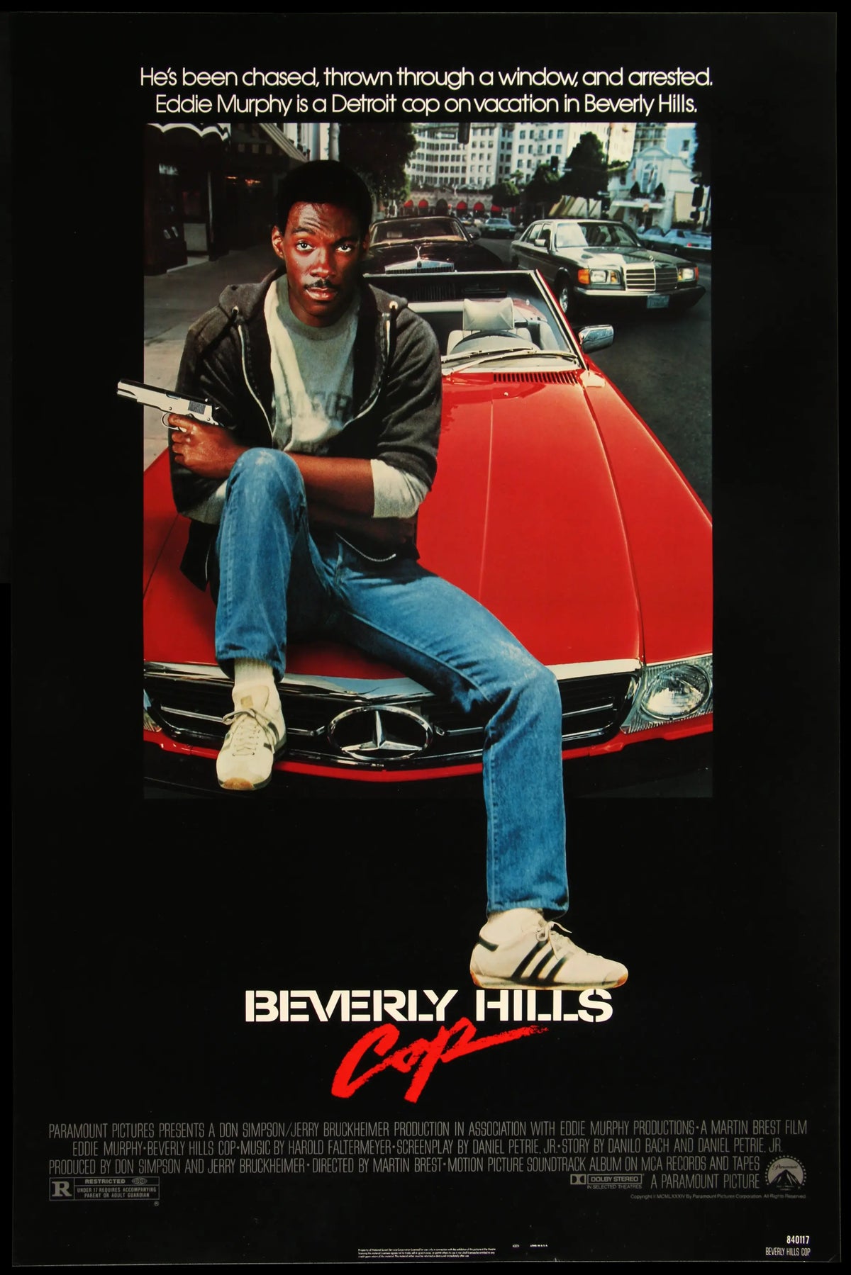 Beverly Hills Cop (1984) original movie poster for sale at Original Film Art - Vintage Movie Posters