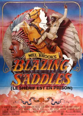 Blazing Saddles (1974) original movie poster for sale at Original Film Art - Vintage Movie Posters