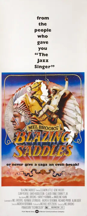 Blazing Saddles (1974) original movie poster for sale at Original Film Art - Vintage Movie Posters