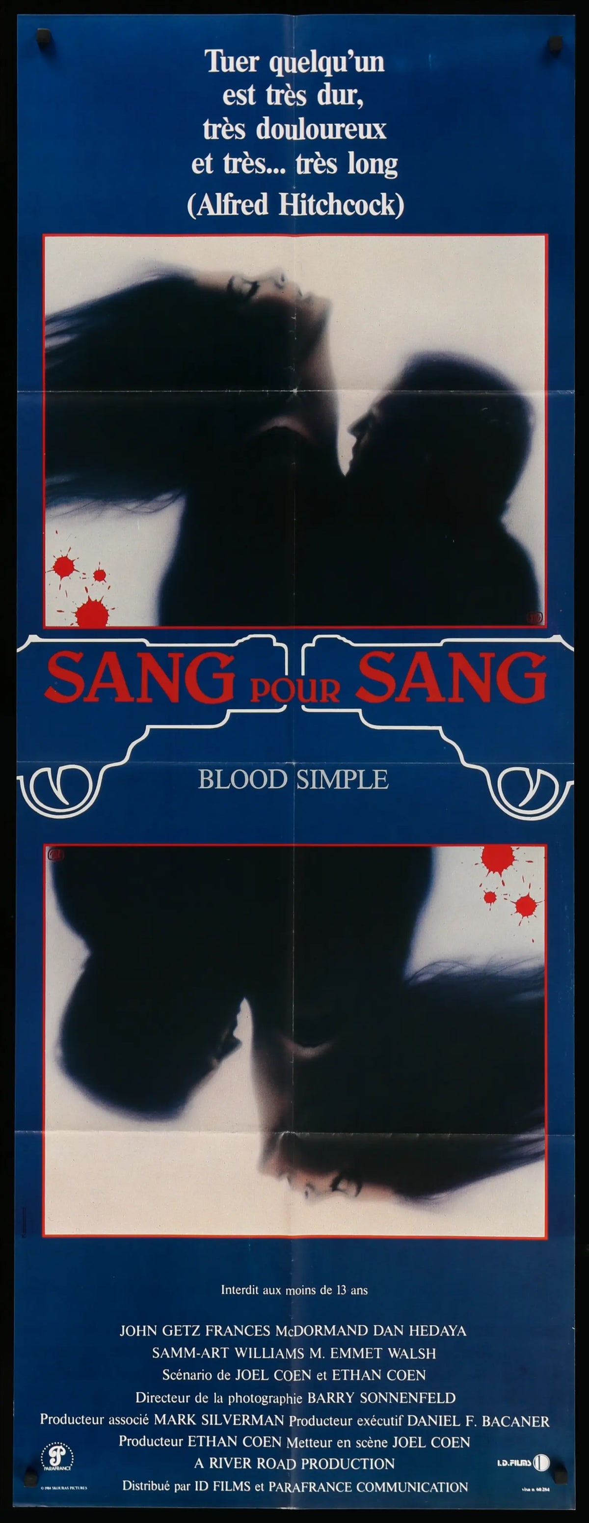 Blood Simple (1985) original movie poster for sale at Original Film Art - Vintage Movie Posters