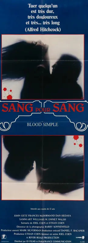 Blood Simple (1985) original movie poster for sale at Original Film Art - Vintage Movie Posters