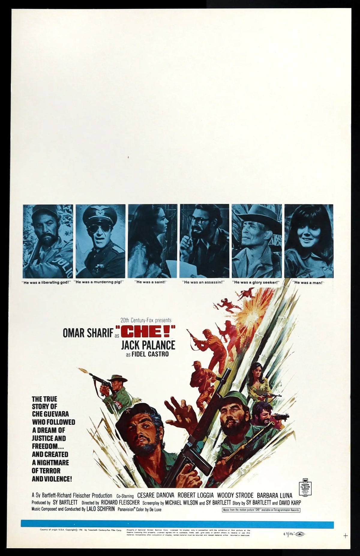 Che! (1969) original movie poster for sale at Original Film Art - Vintage Movie Posters