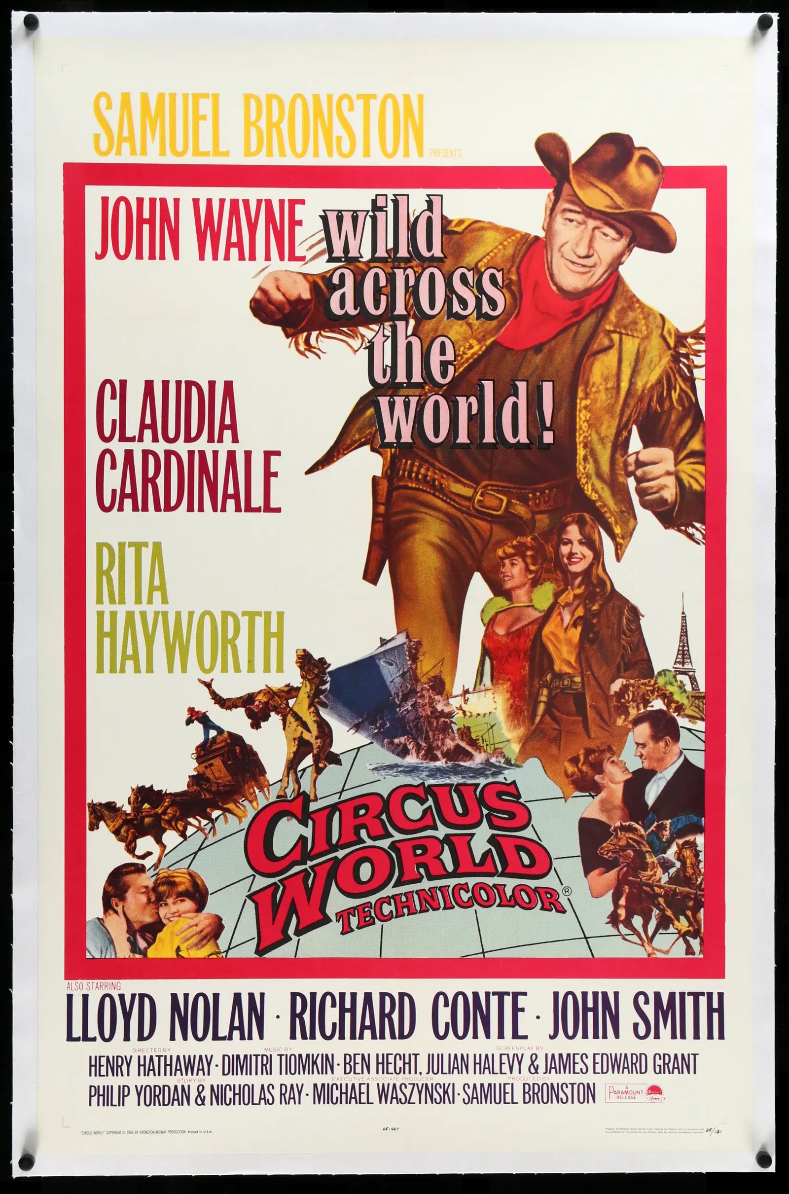 Circus World (1964) original movie poster for sale at Original Film Art - Vintage Movie Posters
