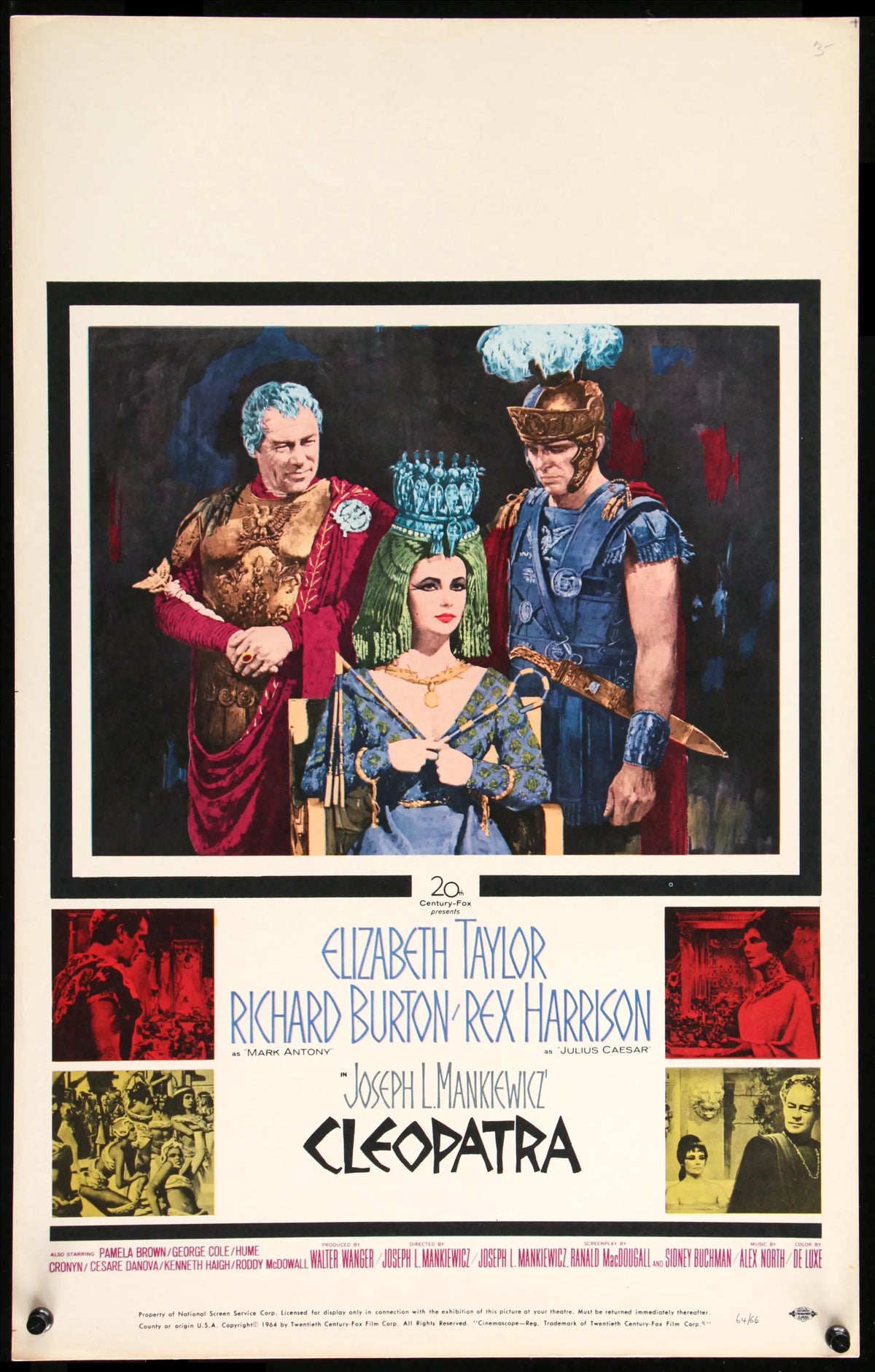 Cleopatra (1963) original movie poster for sale at Original Film Art