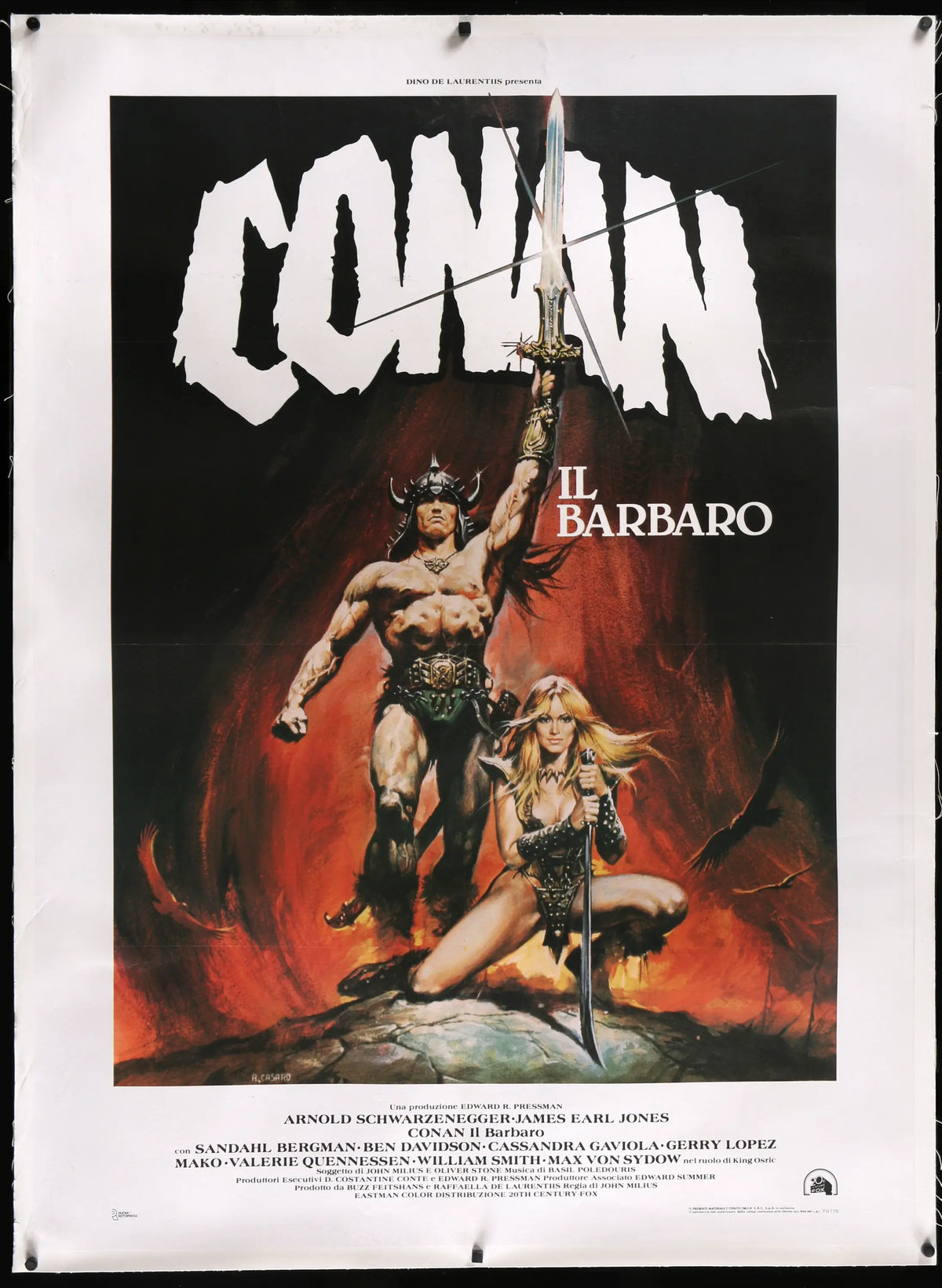 Conan the Barbarian (1982) original movie poster for sale at Original Film Art - Vintage Movie Posters