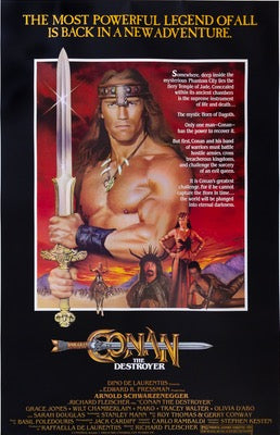 Conan the Destroyer (1984) original movie poster for sale at Original Film Art