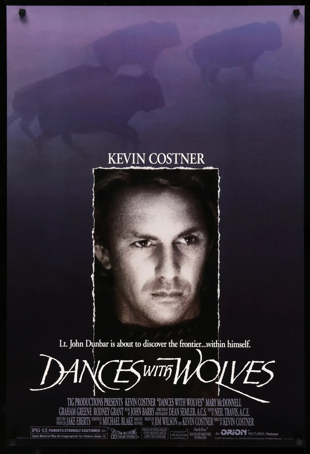 Dances with Wolves (1990) original movie poster for sale at Original Film Art - Vintage Movie Posters