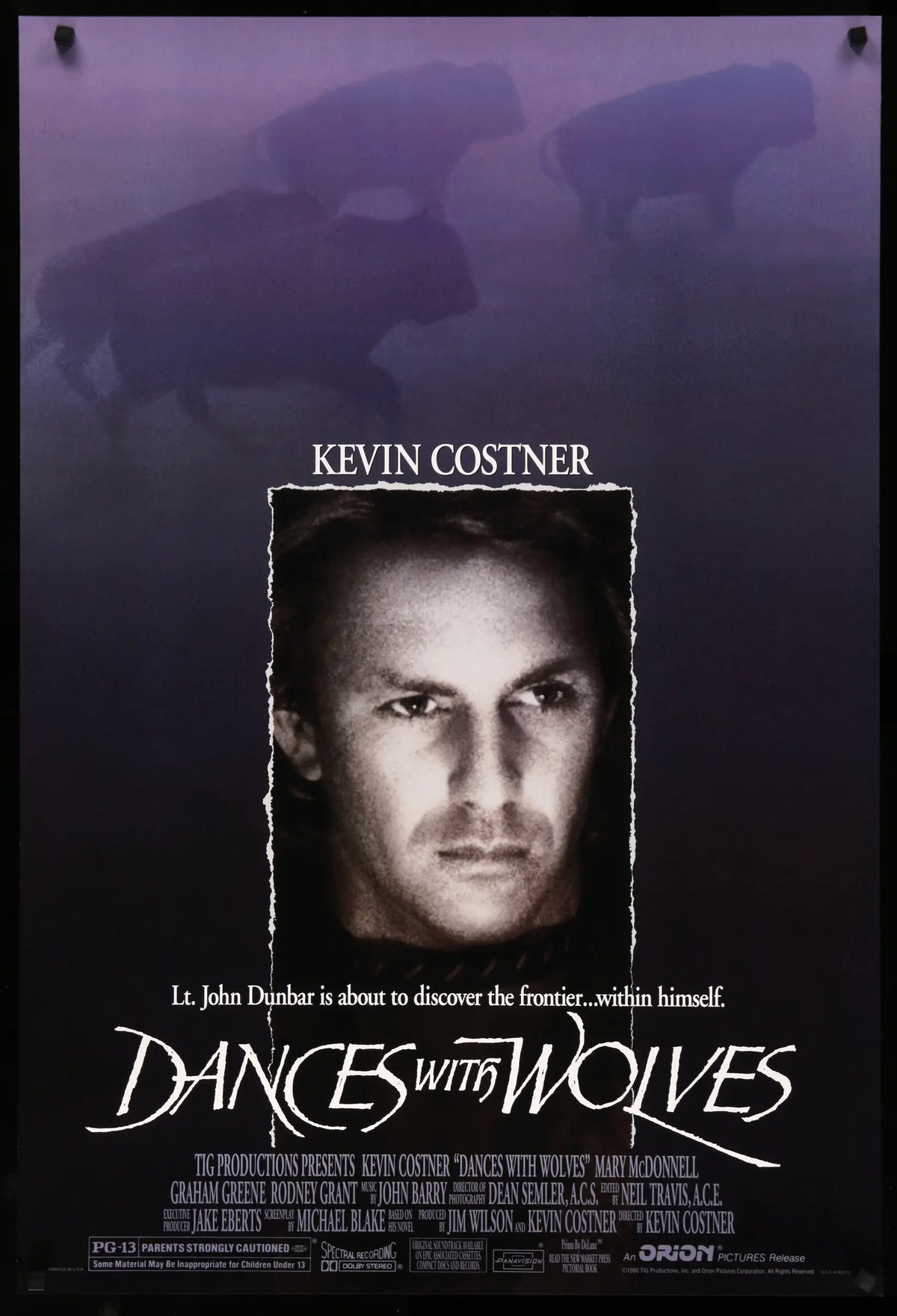 Dances with Wolves (1990) original movie poster for sale at Original Film Art