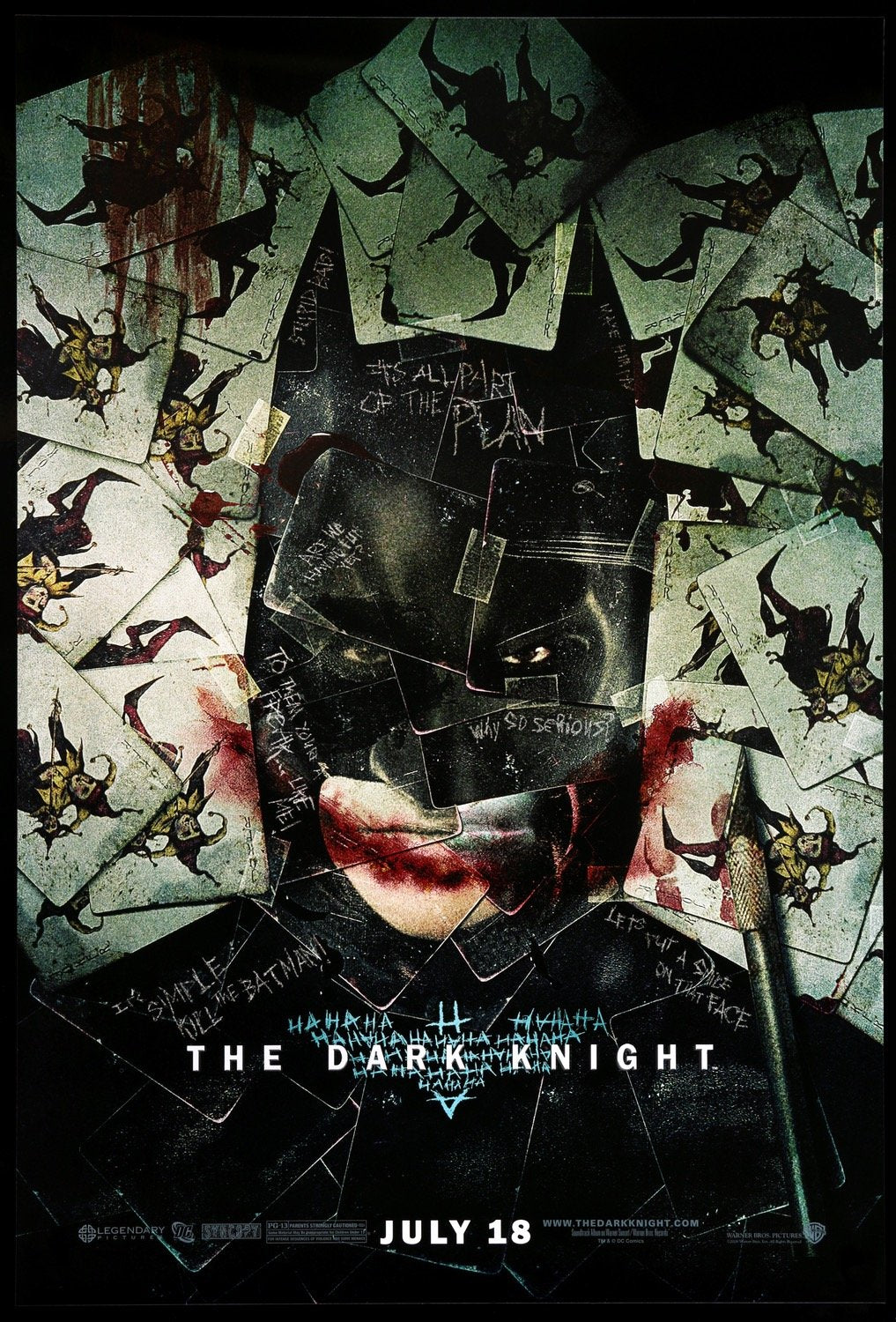 Dark Knight (2008) original movie poster for sale at Original Film Art