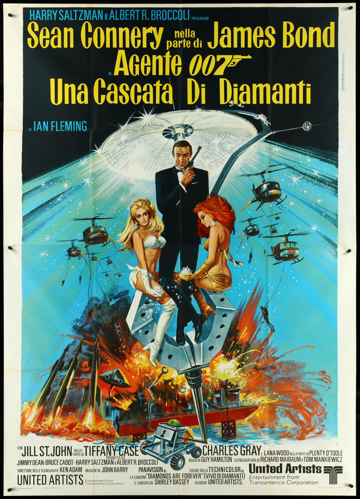 Diamonds Are Forever (1971) original movie poster for sale at Original Film Art - Vintage Movie Posters