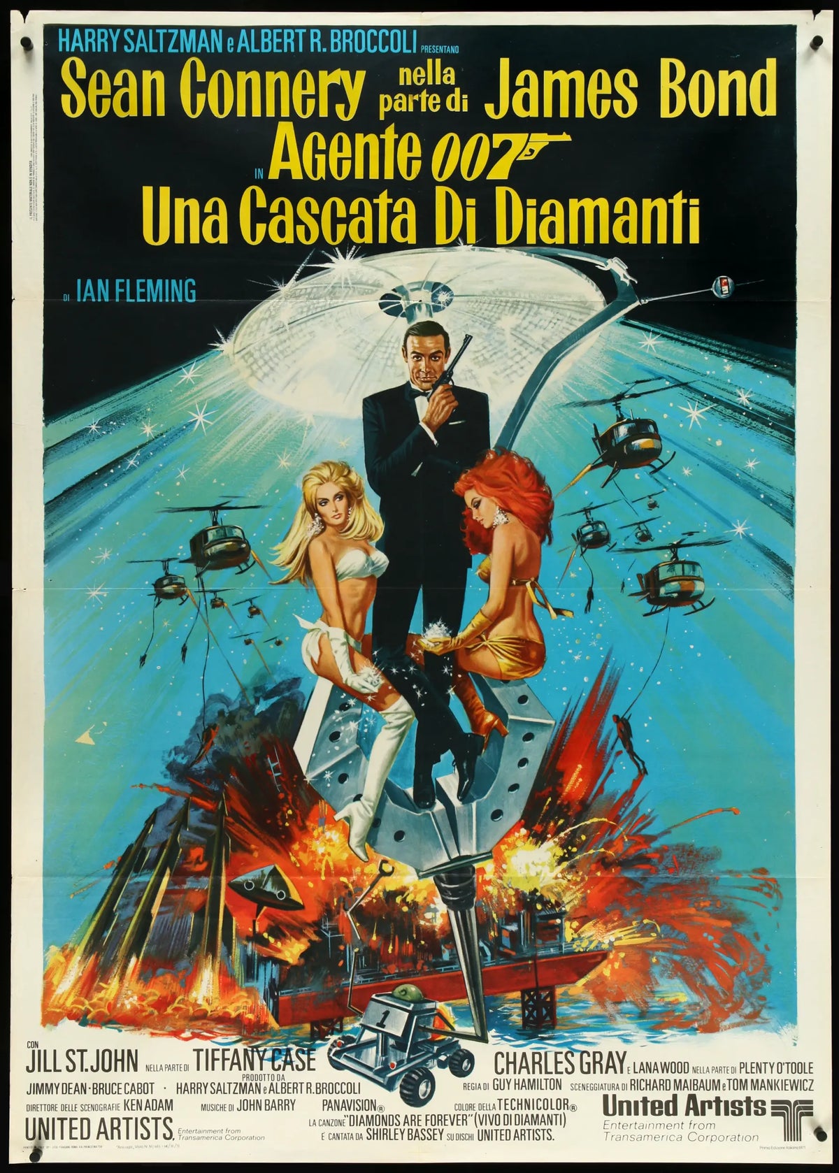 Diamonds Are Forever (1971) original movie poster for sale at Original Film Art - Vintage Movie Posters