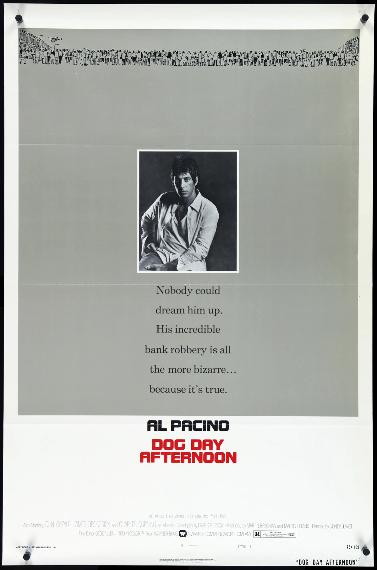 Dog Day Afternoon (1975) original movie poster for sale at Original Film Art - Vintage Movie Posters