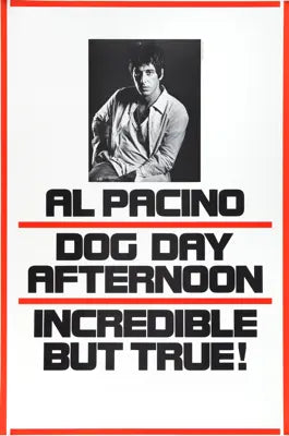 Dog Day Afternoon (1975) original movie poster for sale at Original Film Art