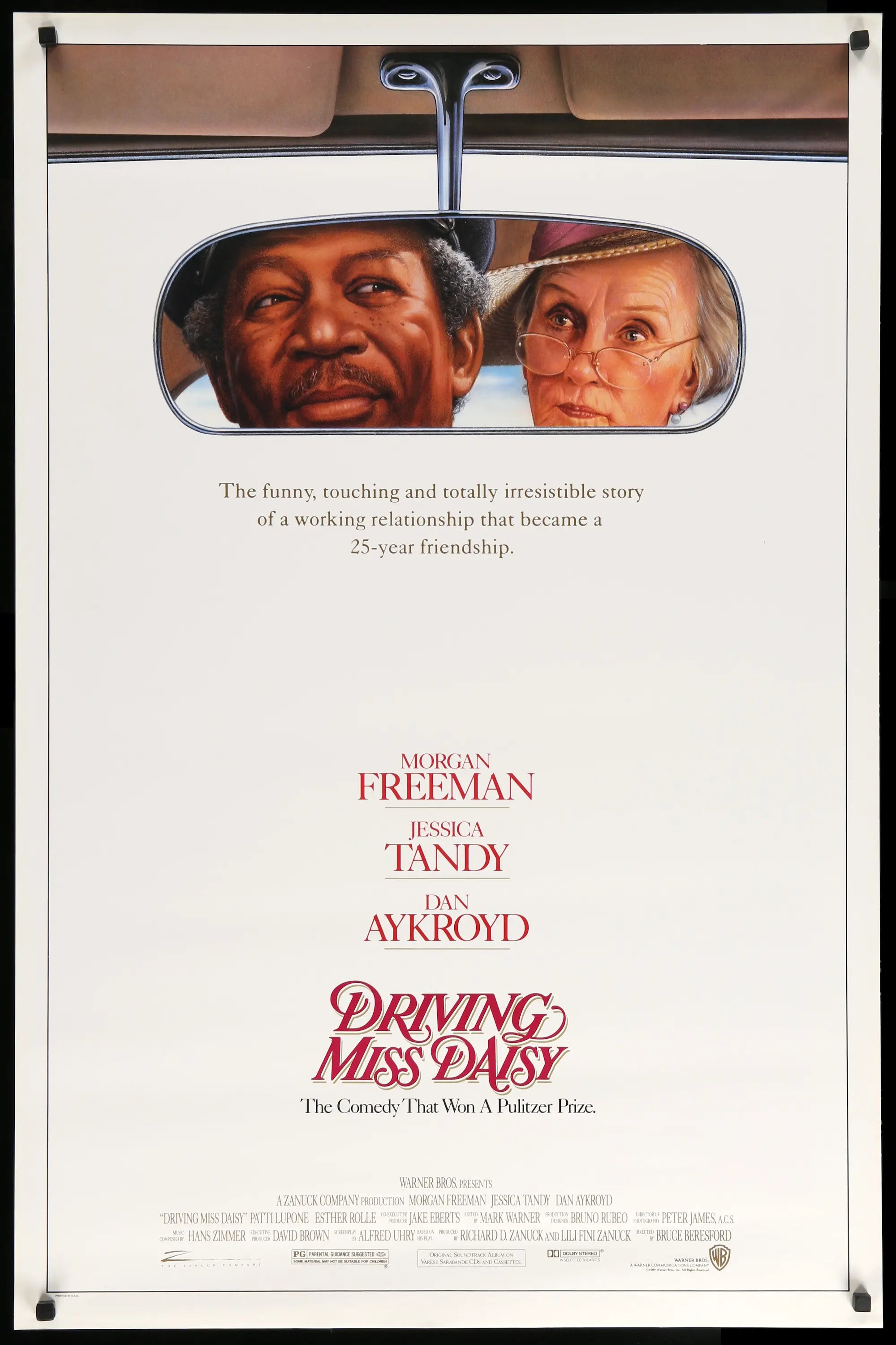 ドライビング・ミス・デイジー　USオリジナル映画ポスター Driving Miss Daisy (1989) Original One-Sheet Movie Poster