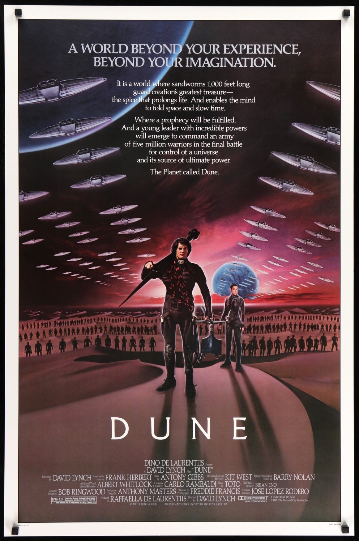 Dune (1984) original movie poster for sale at Original Film Art - Vintage Movie Posters