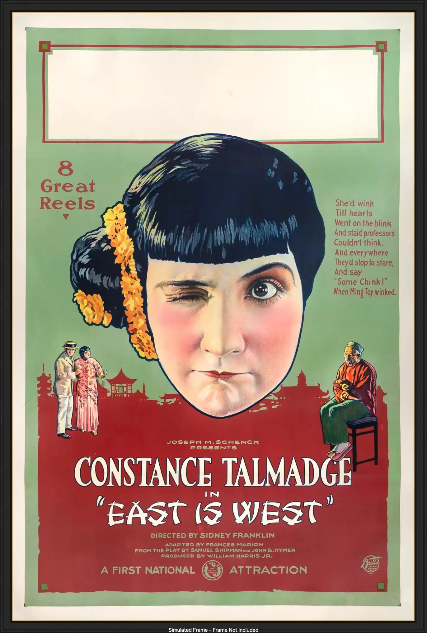 East is West (1922) original movie poster for sale at Original Film Art