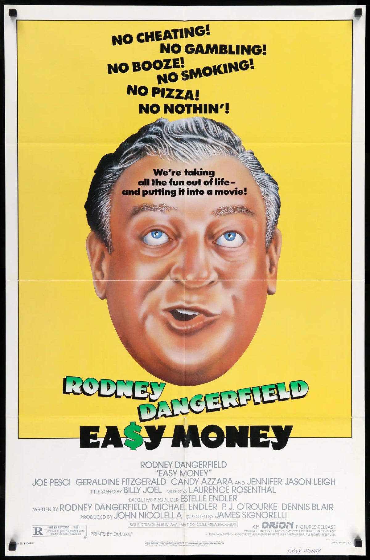 Easy Money (1983) original movie poster for sale at Original Film Art - Vintage Movie Posters