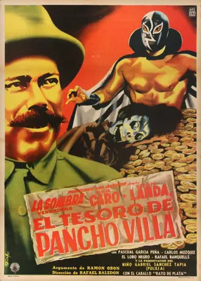 El Tesoro de Pancho Villa (1957) original movie poster for sale at Original Film Art
