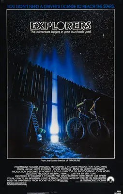Explorers (1985) original movie poster for sale at Original Film Art - Vintage Movie Posters