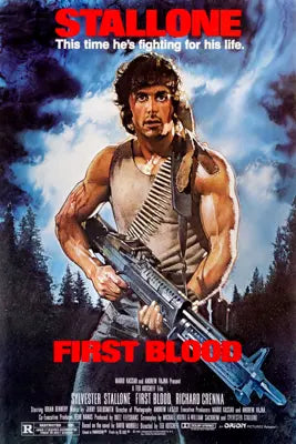 First Blood (1982) original movie poster for sale at Original Film Art - Vintage Movie Posters