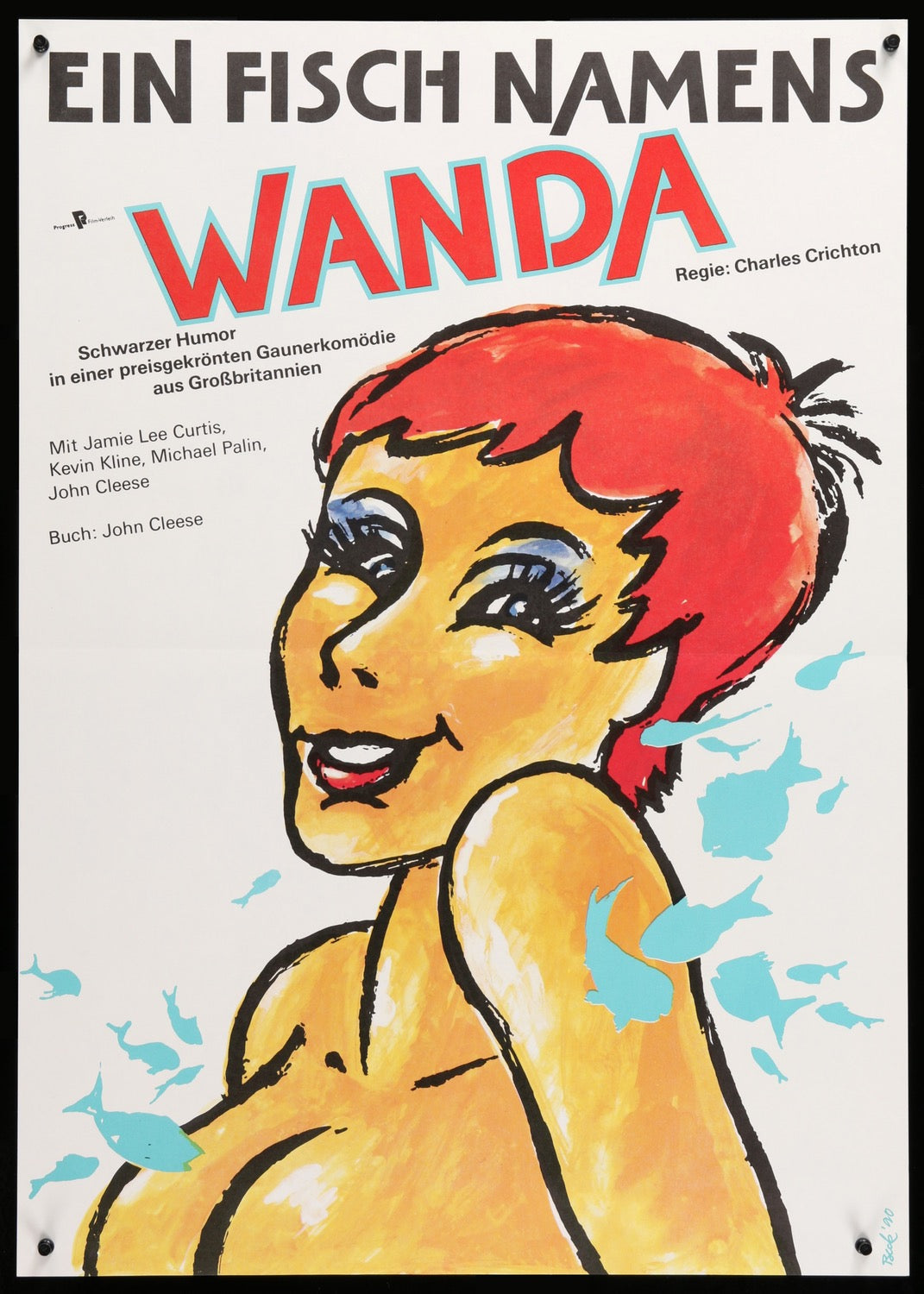Fish Called Wanda (1988) original movie poster for sale at Original Film Art - Vintage Movie Posters