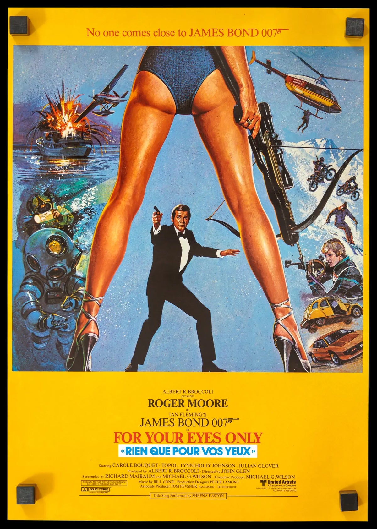 For Your Eyes Only (1981) original movie poster for sale at Original Film Art