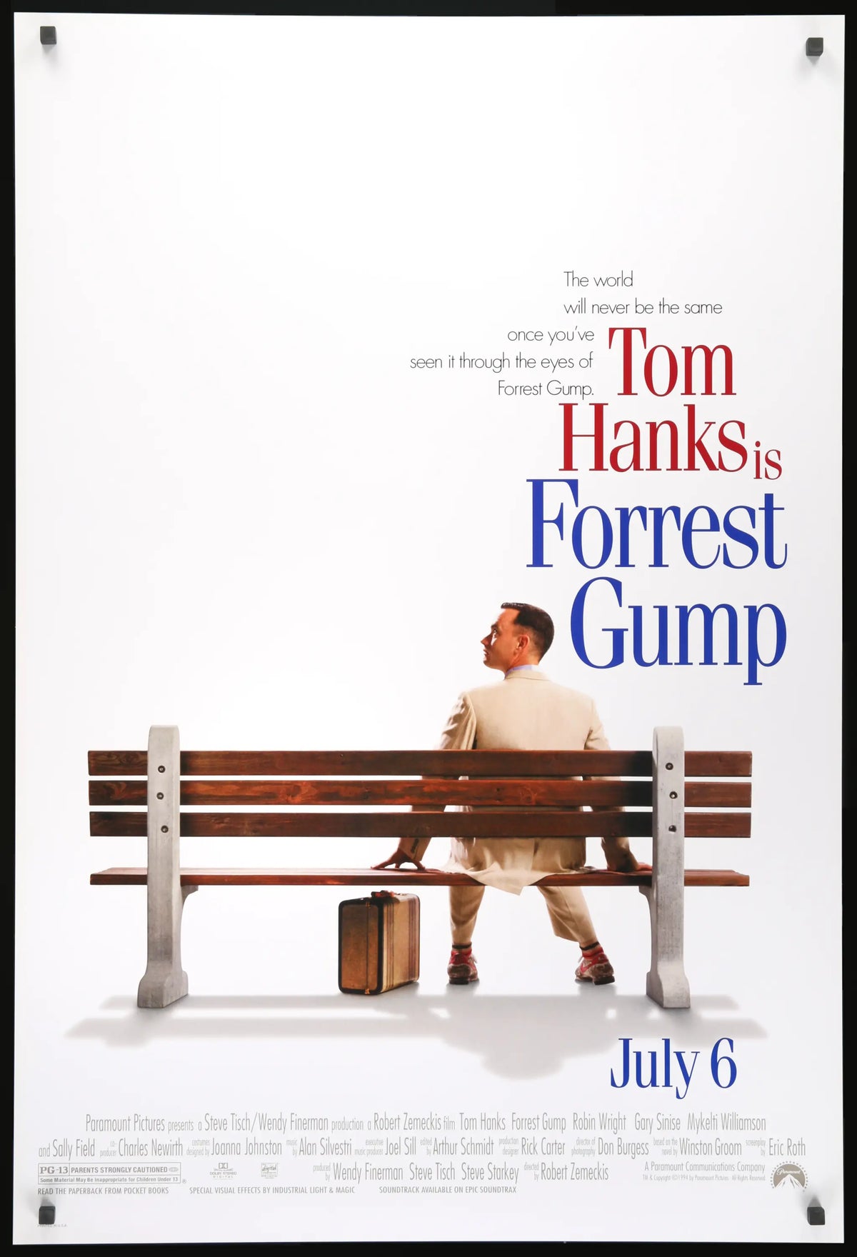 Forrest Gump (1994) original movie poster for sale at Original Film Art - Vintage Movie Posters