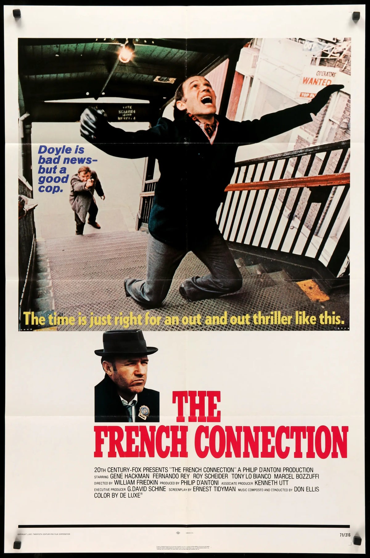 French Connection (1971) original movie poster for sale at Original Film Art - Vintage Movie Posters